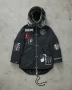 Dropdead Black Marker Parker Coat (2)