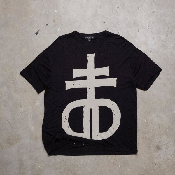 Dropdead Cross '14 Washed Black T Shirt (4)