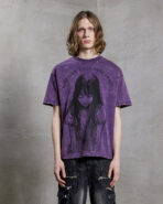 Dropdead Dark Intentions Washed Purple T Shirt (2)