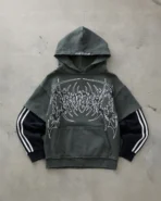 Dropdead Deathcore Layered Hoodie (2)