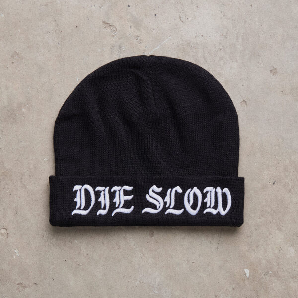 Dropdead Die Slow '13 Knitted Beanie