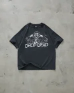 Dropdead Fatal Noise Washed Black T Shirt (2)