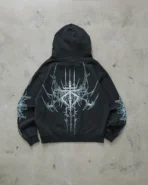 Dropdead Frostbite Washed Black Hoodie (2)