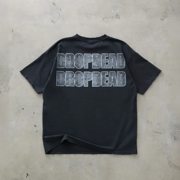 Dropdead Full Metal Jacket Washed Black T Shirt (2)