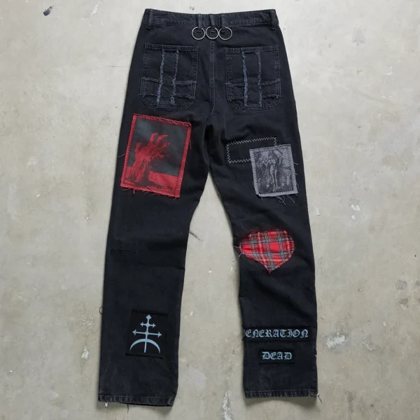 Dropdead Ocelot Black Jeans (2)