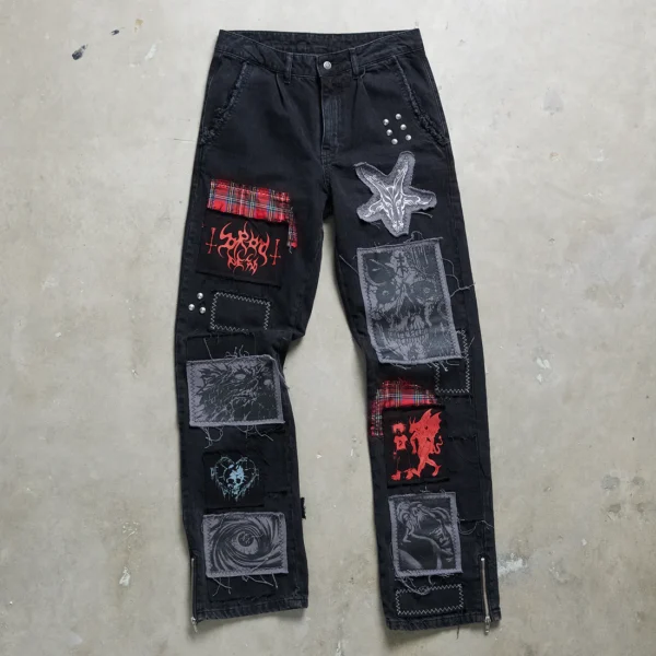 Dropdead Ocelot Black Jeans (3)