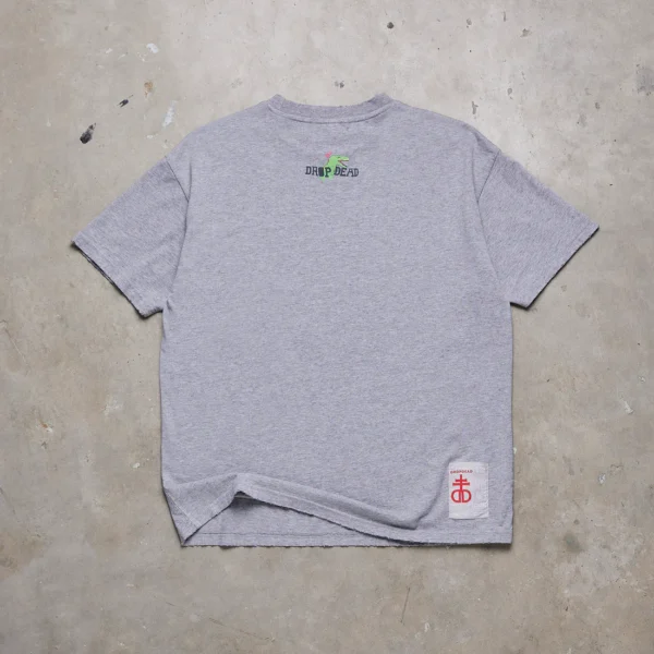 Dropdead Ribcage '05 Washed Grey T Shirt (1)