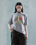 Dropdead Ribcage '05 Washed Grey T Shirt (2)