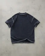 Dropdead Safe to Love Contrast Stitch T Shirt (1)