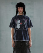 Dropdead Safe to Love Contrast Stitch T Shirt (2)