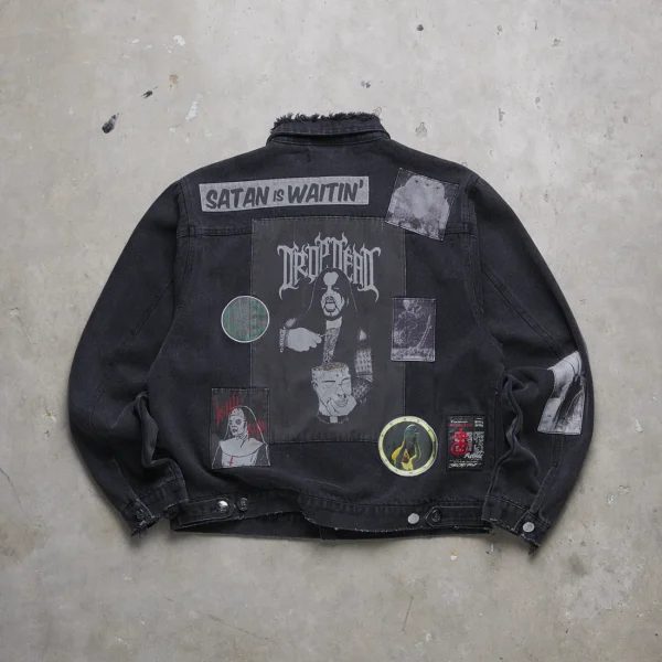 Dropdead Satan Is Waitin' '11 Denim Jacket (2)