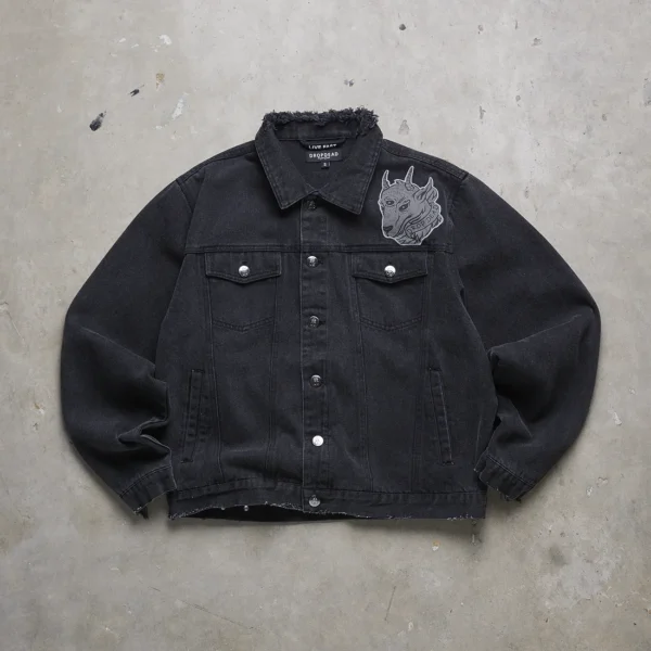 Dropdead Satan Is Waitin' '11 Denim Jacket (3)