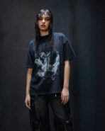 Dropdead Undying Lands Washed Black T Shirt (3)