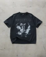 Dropdead Undying Lands Washed Black T Shirt (4)